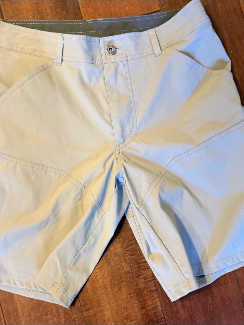Men's Light Khaki Hybrid Performance Shorts